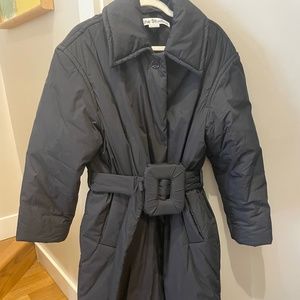 Acne Studios Belted Padded Coat S/M